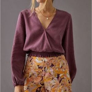 Cloth & Stone Wrap Blouse